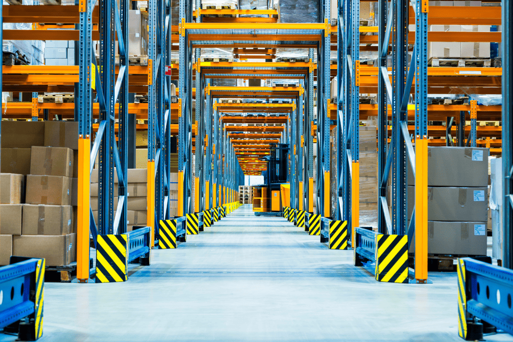 Define the overall purpose of the warehouse, create a warehouse diagram and calculate total storage area, consider storage requirements, Evaluate material handling equipment needs and map it out and optimize space.