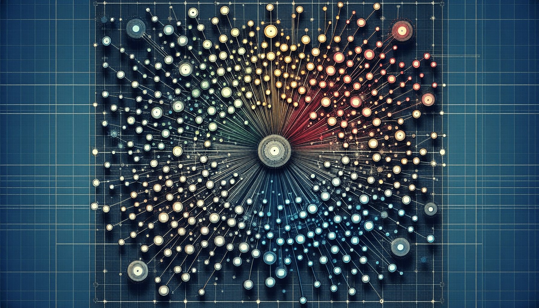 Illustration of a distribution network