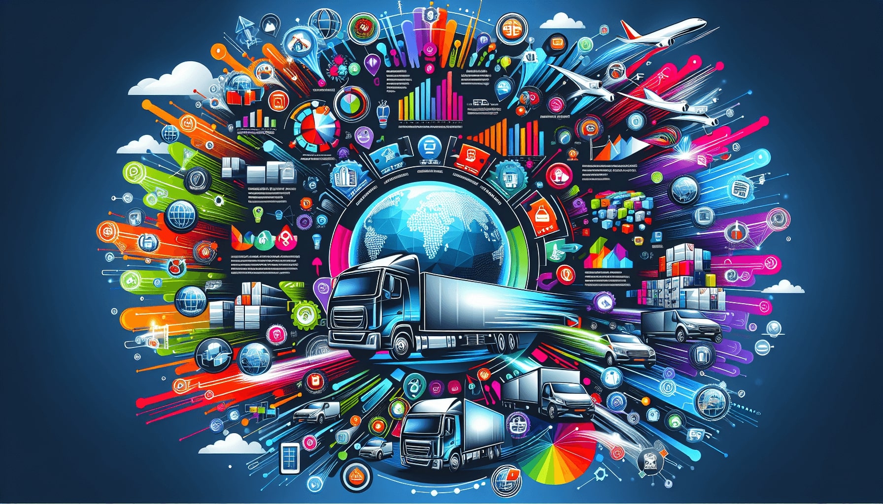 An illustration depicting the benefits of distribution management software for wholesale distribution businesses.