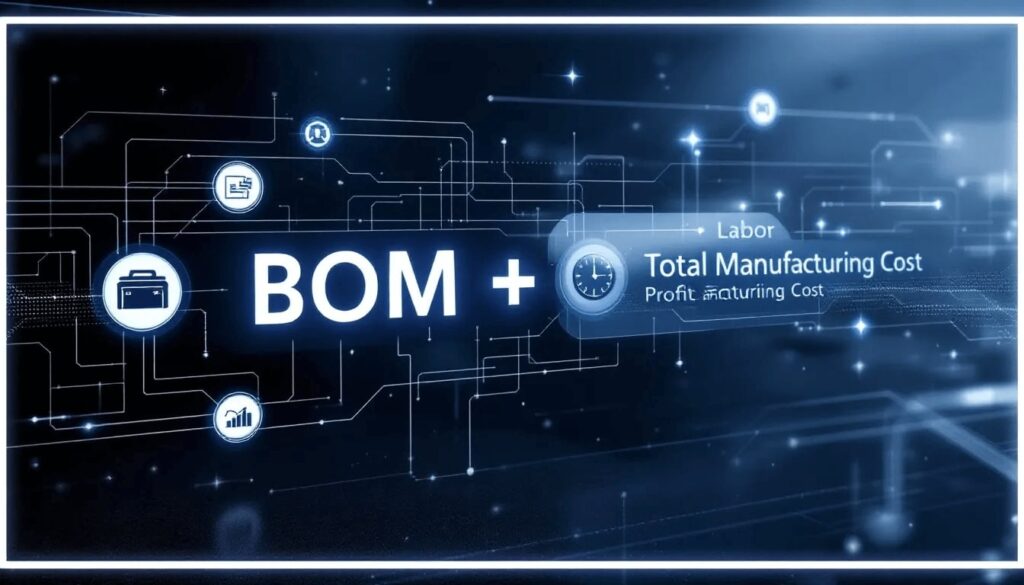 A-practical example of total manufacturing cost calculation.