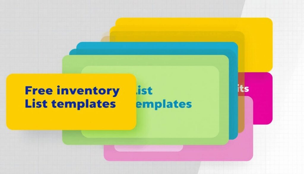 A collection of free inventory list templates available for download.