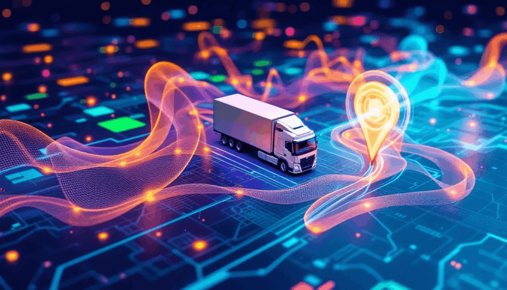 A case study analysis showcasing successful implementation of truck routing software.