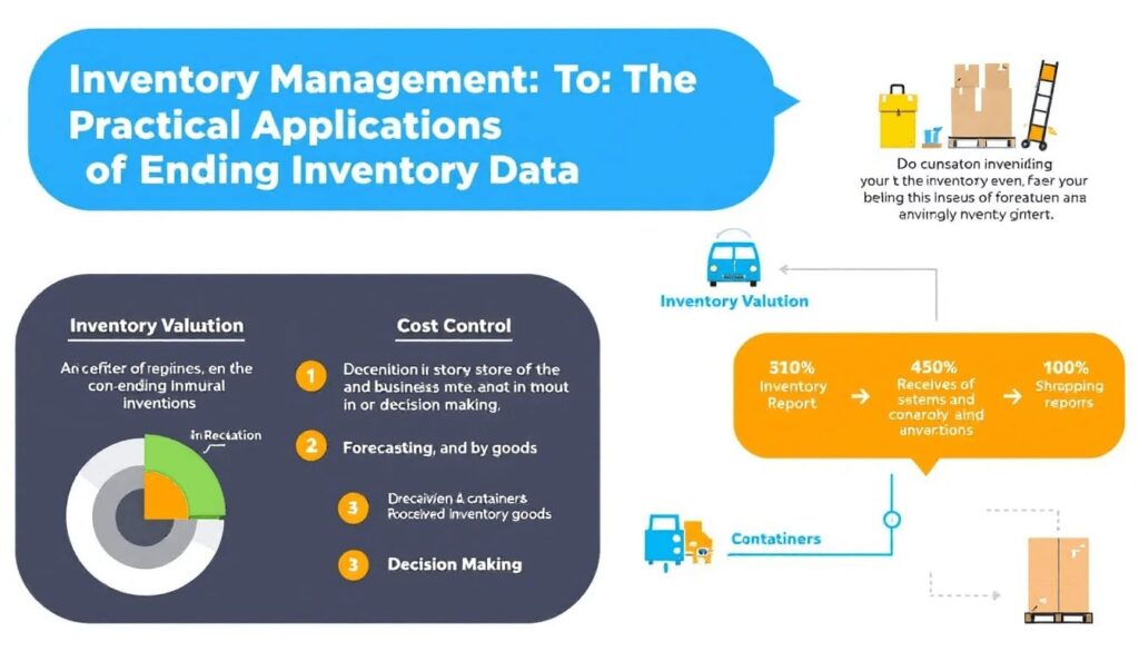 Practical applications of ending inventory data in business.