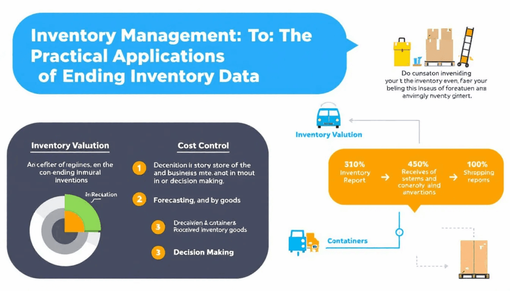 Practical applications of ending inventory data in business.