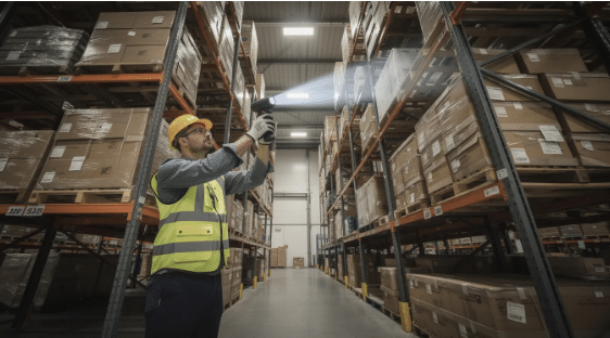 warehouse worker tracking dead stock