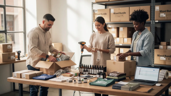 workers preparing orders to be shipped
