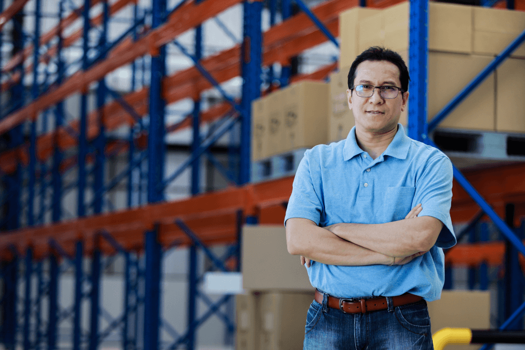 wholesaler in warehouse